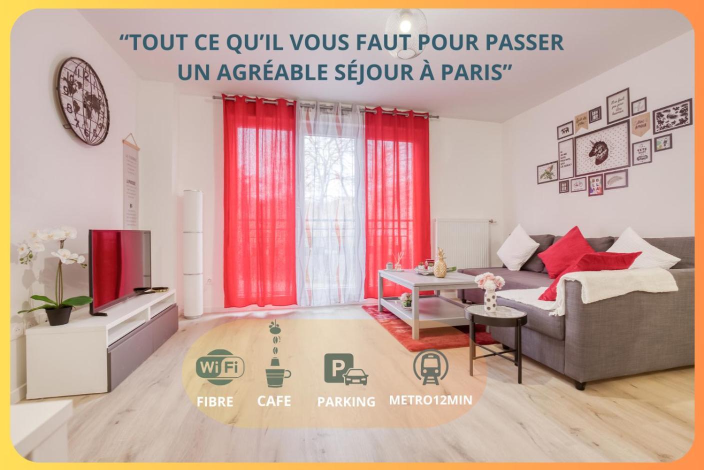 Luxueux Paris - Bagnolet - Les Lilas-Parking Gratuit Kültér fotó